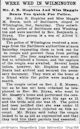 John B. Hopkins and Margaret M. Bentz - Marriage - The Baltimore Sun 15 Aug 1906 p. 14 John B. Hopkins and Margaret M. Bentz - Marriage - The Baltimore Sun 15 Aug 1906 p. 14