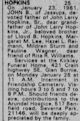Hopkins, John Basemont - Obituary - The Baltimore Sun 16 Sep 1943 p. 20 Hopkins, John Basemont - Obituary - The Baltimore Sun 16 Sep 1943 p. 20