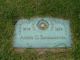 Headstone of Annie C Baumgartner - Immanuel Lutheran Cemetery, 2809 Grindon Ave, Baltimore, MD