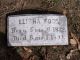 Headstone of Elisha Fogg in lot B40 at the Friends' South-Western Burial Ground, 236 Powell Lane, Upper Darby, PA.