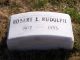 Headstone of Robert E. Rudolph in lot I263 at the Friends South-Western Burial Ground, 236 Powell Lane, Upper Darby, PA.