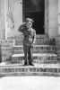 Arthur Sunderland Nichols in a uniform given to him by his Sunderland grandparents taken in 1942