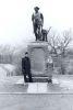 Samuel Mann Nichols and Betty Tanenbaum in December 1974 at the Concord Minuteman Statue