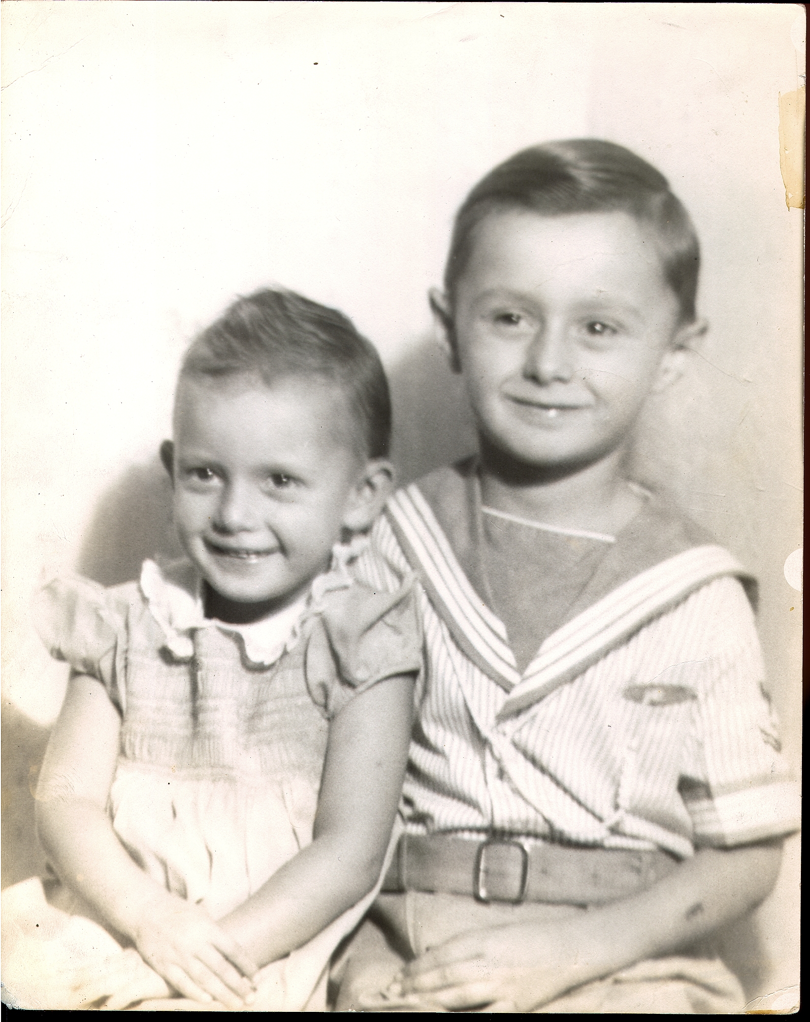 Beverly Ann Rudolph and her brother John Mason Rudolph Jr.