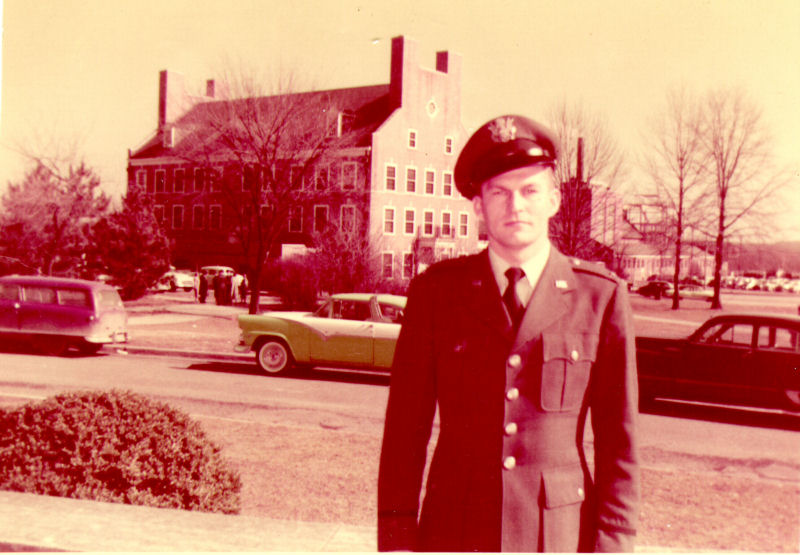 Robert Ernest Rudolph in his Air Force Uniform