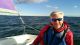 Robert Charles Rudolph - At the Tiller, Sailing on Fishers Island Sound - 14 Sep 2013