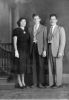 Robert Ernest Rudolph and his parents at his High School Graduation