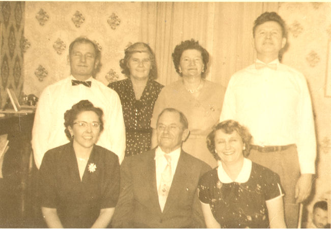 The Baumgartner Family in January 1956